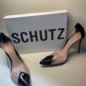 Schultz Shoes Black Clear